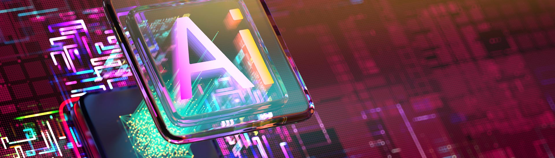 "AI" over an image of a computer screen