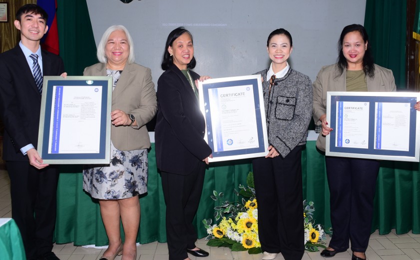 TÜV SÜD Philippins awards San Pablo Colleges ISO 21001