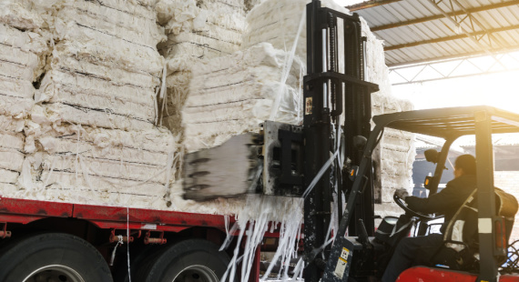 paper on a trailer