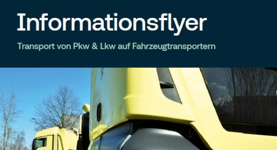 Informationsflyer Ladungssicherung