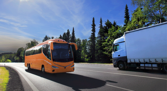 Contenttile_Bus -LKW- und Taxifahrer