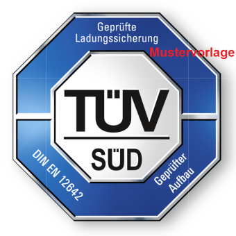 Geprüfte Ladungssicherung, geprüfter Aufbau, DIN EN 12642