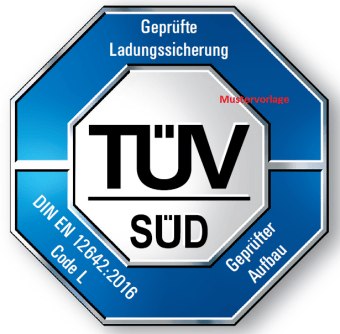 Geprüfte Ladungssicherung, geprüfter Aufbau Code L