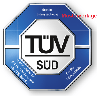 Geprüfte Ladungssicherung, geprüfte Fahrspurbleche