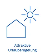 Icon-Attraktive Urlaubsregelung-Karriere-Jobs