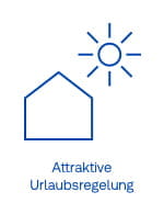 Icon-Attraktive Urlaubsregelung-Karriere-Jobs