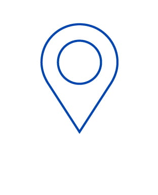 Icon, auf dem eine Ortsmarkierung zu sehen ist