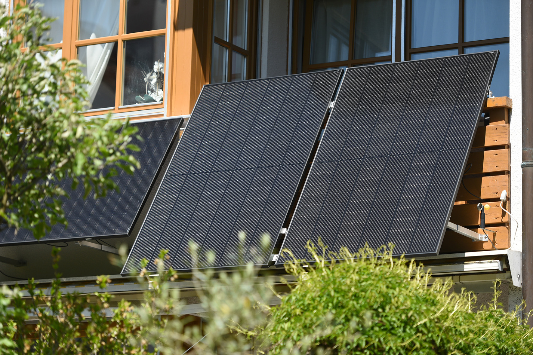 Balkon-Solaranlage