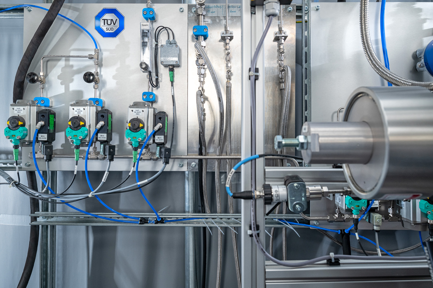 TÜV SÜD, Wasserstofflabor Garching, Teil der Wasserstoffverdichtertechnik