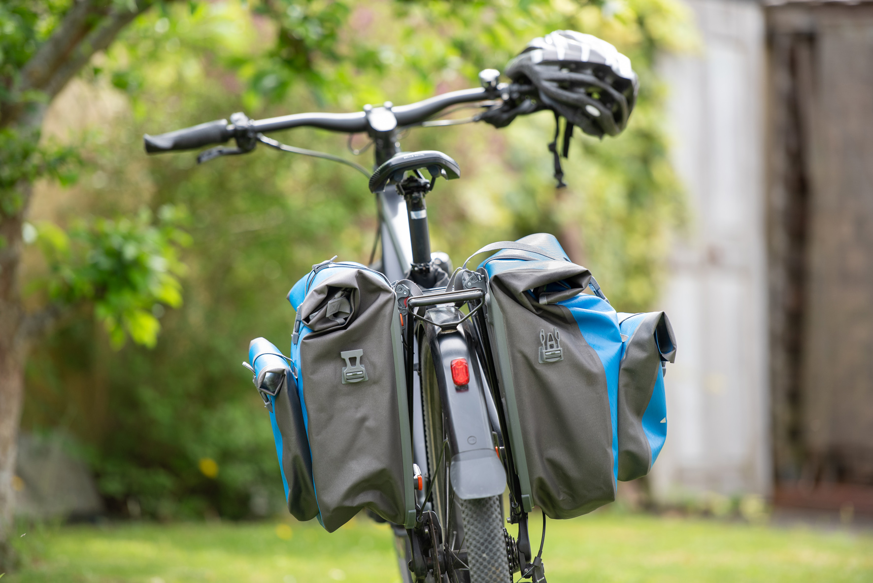 Fahrrad mit Fahrradtasche