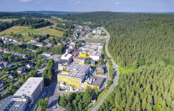 Industrieanlage, Luftbild