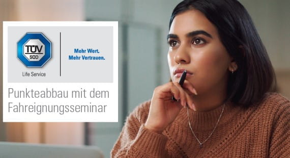 Teaserbild Produktinformation Punkterabatt Fahreignungsseminar
