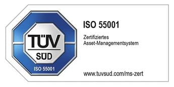Prüfzeichen ISO 55001