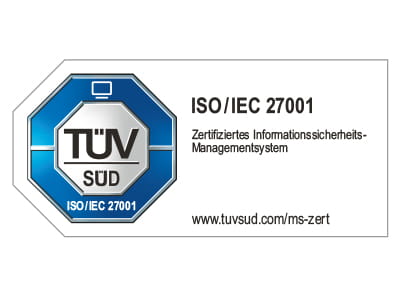 Prüfzeichen ISO 27001