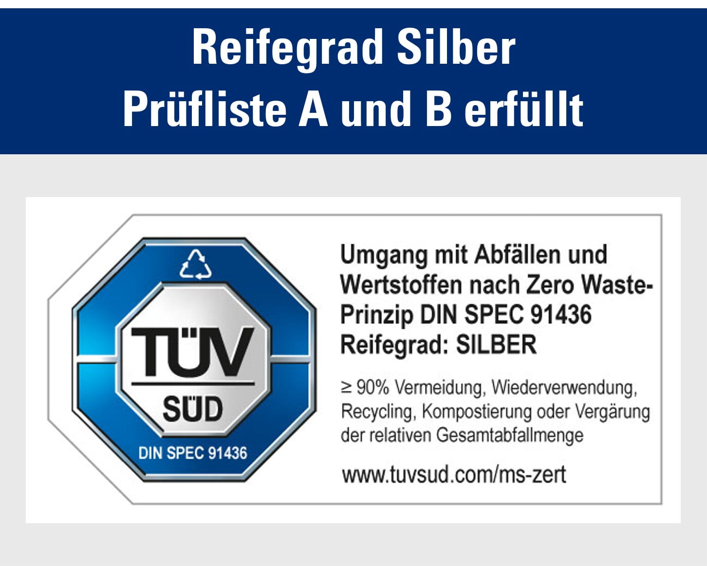 Reifegrad Silver