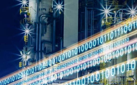 Datenserver mit Computercode als Symbol für die Zertifizierung nach IEC 62443