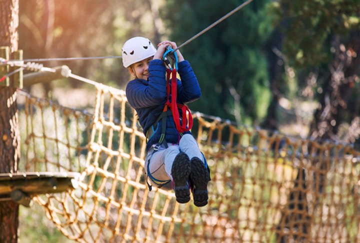 Prüfung von Kletterwäldern und Kletterparks