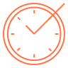 Uhr als Symbol für Zeitersparnis