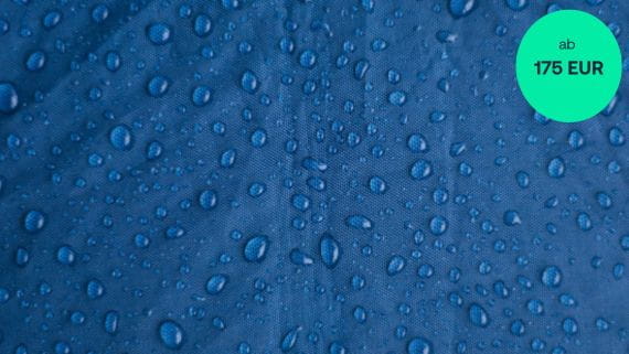 Foto Regentropfen PFAS-Prüfung