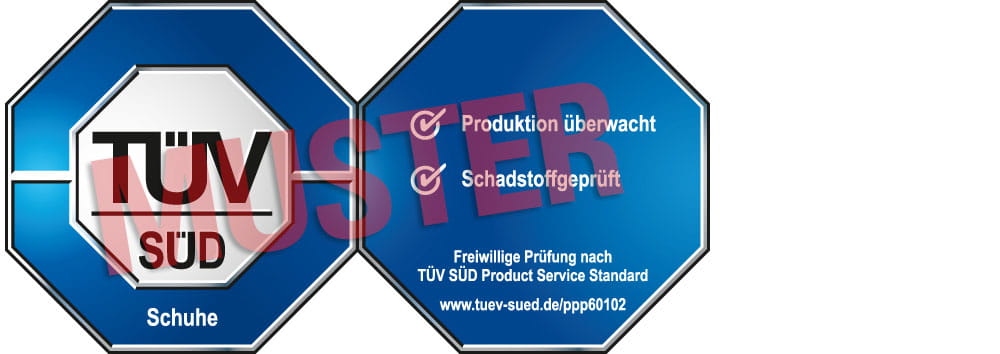 pruefzeichen schuhe geox