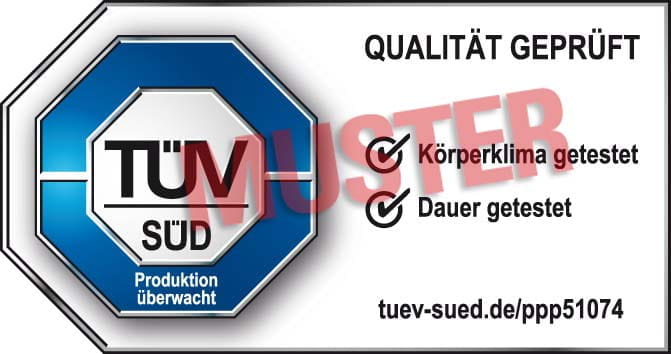 Prüfzeichen für Matratzen ppp51074