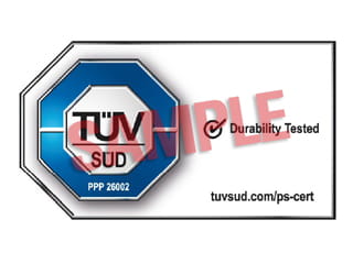 TÜV SÜD PPP 26002 ✔️ Durability Tested