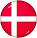 Round flag Denmark