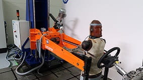 Vehicle safety testing at component level: interiors testing