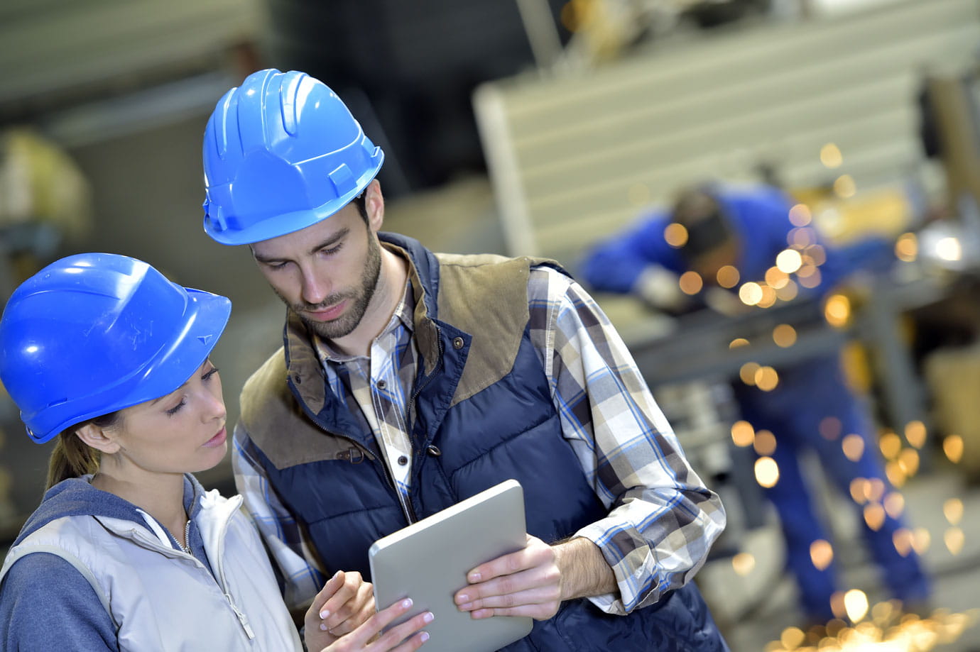 employees working