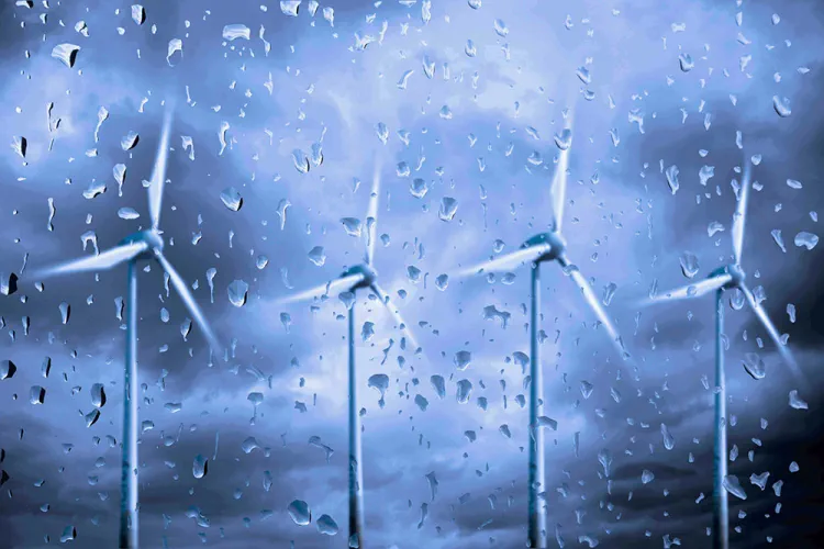 wind turbines