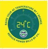 BEE Label 24 degree India