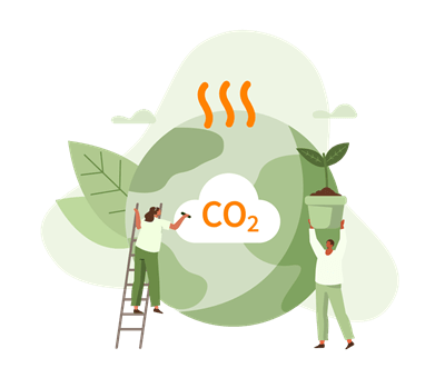 emisiones de carbono infografia