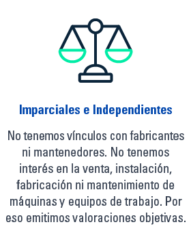 imparcialidad maquinas y equipos de trabajo
