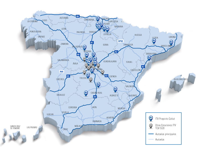 itv camiones mapa