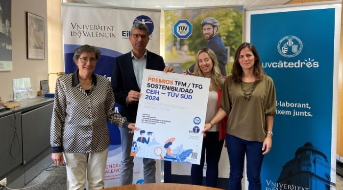 Premios a mejor TFG y TFM de TÜV SÜD y la Universitat de València