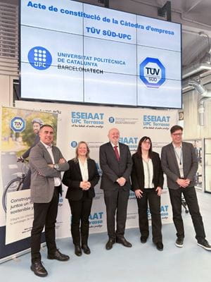 TÜV SÜD y UPC en su unión por una Cátedra de empresa en Sostenibilidad