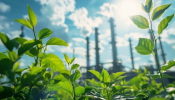 Control de licencias y actividades en una planta industrial rodeada de plantas
