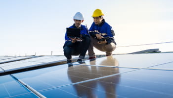 Inspección de planta fotovoltaica
