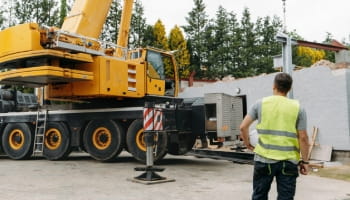 Inspección de grúas móviles autopropulsadas