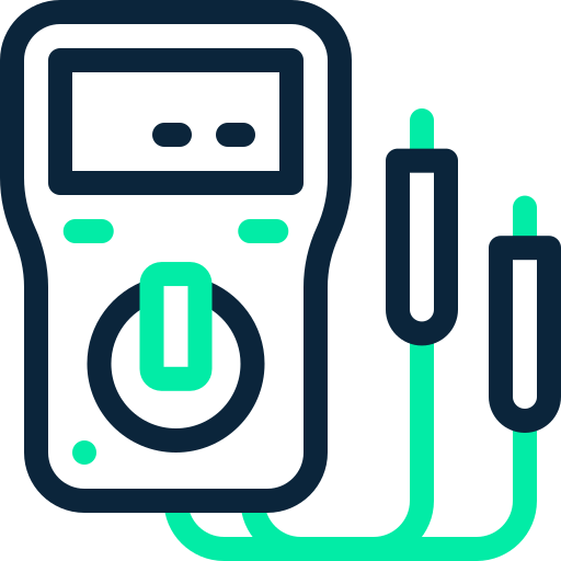 Icono calibración de equipos y multimetro