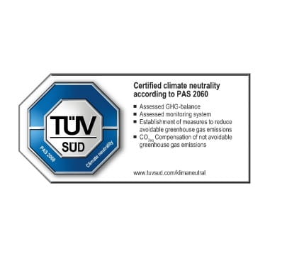certificación neutra en carbono PASS 2060