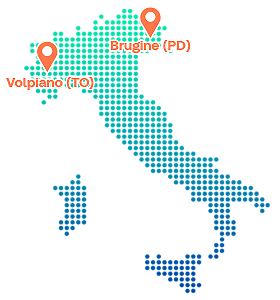 Mappa indicante le sedi dei due laboratori