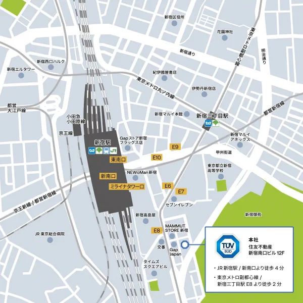 new tokyo office map