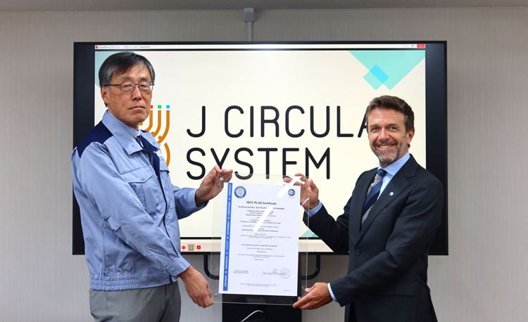 New-ISCC PLUS cert to J Circular System