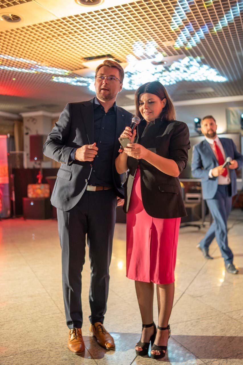 Artur i Gosia na pierwszej imprezie