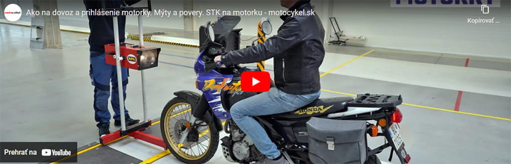 ako na dovoz motorky video