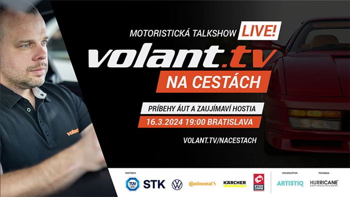volant tv na cestach