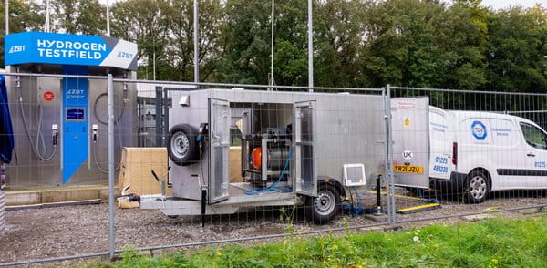 Portable hydrogen refuelling station test kit