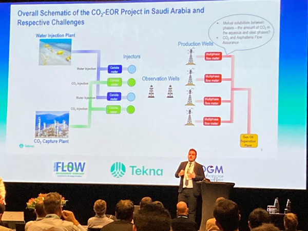 Edris Joonaki Presenting at Global Flow Measurement Workshop