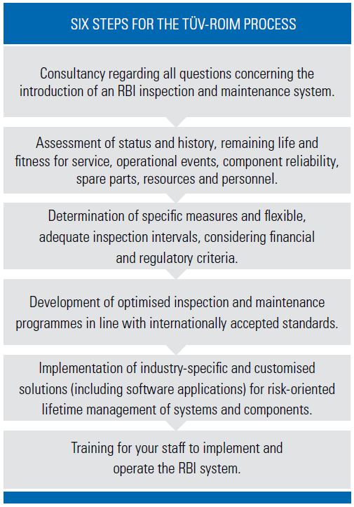 Risk based inspection (RBI) procedures